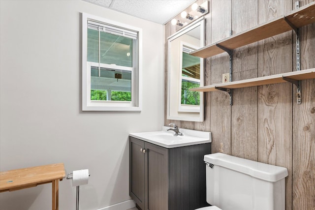 8165 240th St W, Eureka Twp, MN 55044 - half bath with toilet, vanity, and baseboards