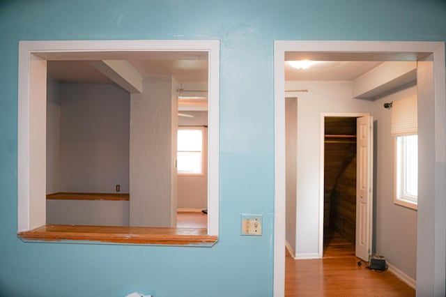 89 Winnipeg Ave, Saint Paul, MN 55117 - hallway with wood finished floors and baseboards