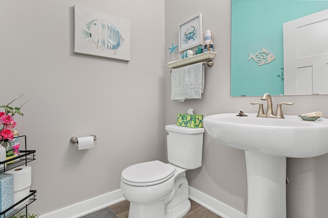 18165 Garland Path, Lakeville, MN 55044 - half bathroom featuring baseboards and wood finished floors
