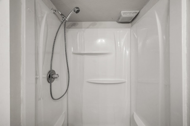 8235 Nicollet Ave S, Bloomington, MN 55420 - full bath with a shower and a textured ceiling