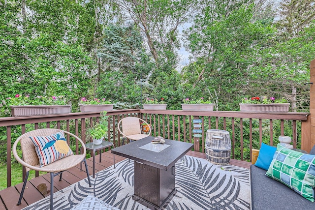 5691 Birch Trl, Shoreview, MN 55126 - view of deck