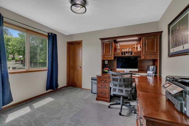 823 Morningside Loop, Saint Joseph, MN 56374 - office area with carpet floors and baseboards