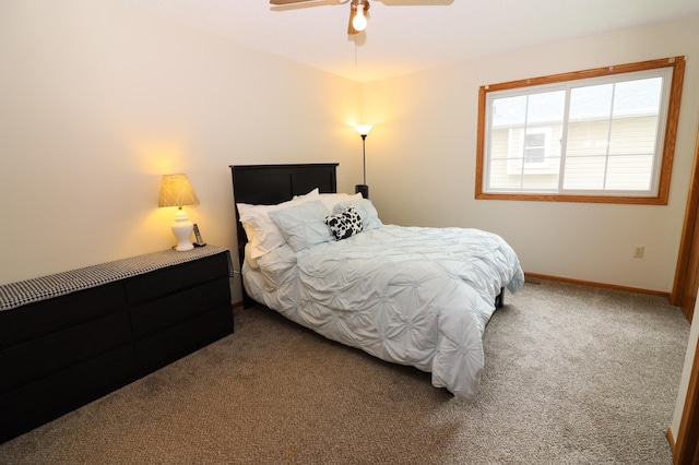 7971 Upper 145th St W, Apple Valley, MN 55124 - carpeted bedroom featuring baseboards and a ceiling fan