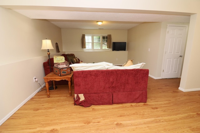 7971 Upper 145th St W, Apple Valley, MN 55124 - living area featuring light wood-style floors and baseboards