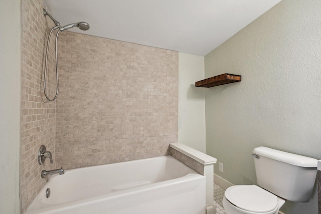 2256 40th Ave Unit X, East Farmington, WI 54020 - full bathroom featuring toilet and shower / tub combination