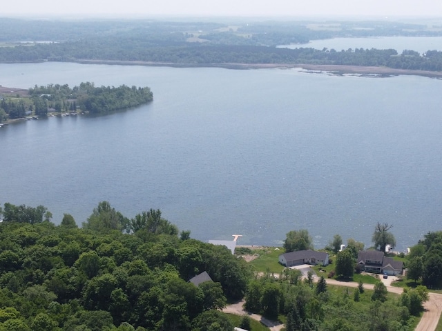 32813 Whispering Springs Loop, Erhard, MN 56534 - aerial view of a large body of water