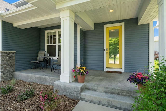 15827 Ethan Trl N, Hugo, MN 55038 - view of exterior entry with a porch