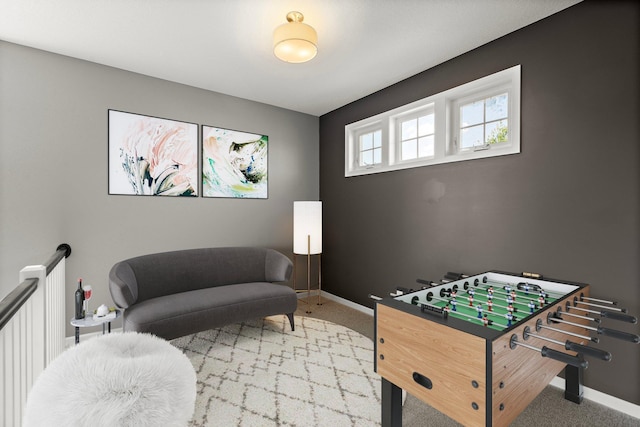 15827 Ethan Trl N, Hugo, MN 55038 - recreation room with carpet floors and baseboards