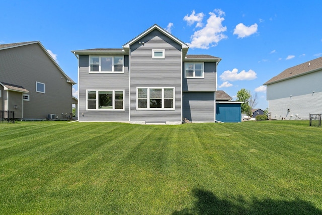 15827 Ethan Trl N, Hugo, MN 55038 - rear view of house with a yard