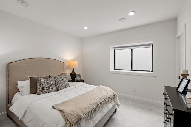9743 Frontier Ln, Lakeville, MN 55044 - carpeted bedroom with baseboards and recessed lighting