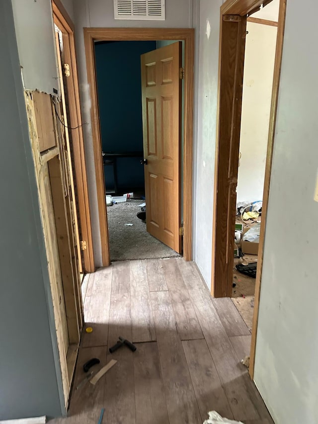 12183 120th St, Milo Twp, MN 56353 - hall with wood-type flooring