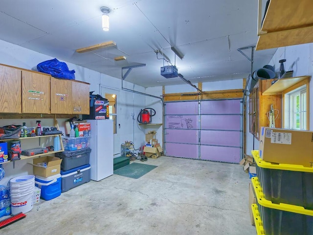 638 Shady Creek Cir, Winsted, MN 55395 - garage featuring a garage door opener