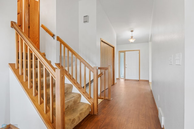 3306 26th Ave S, Fargo, ND 58103 - entryway with wood-type flooring and baseboards