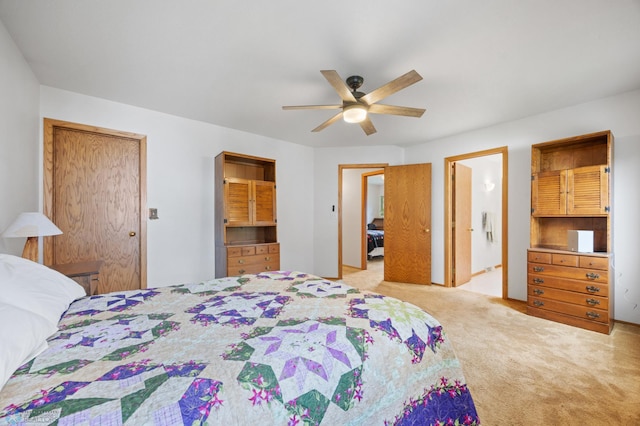 3306 26th Ave S, Fargo, ND 58103 - carpeted bedroom with a ceiling fan