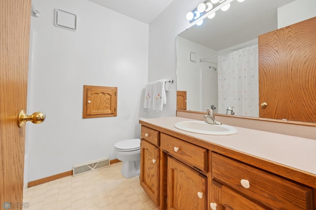 3306 26th Ave S, Fargo, ND 58103 - full bath featuring vanity, tile patterned floors, and a shower with shower curtain