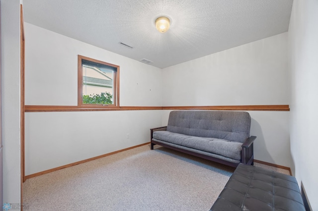 3306 26th Ave S, Fargo, ND 58103 - sitting room with carpet and a textured ceiling