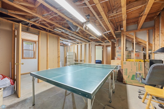 3306 26th Ave S, Fargo, ND 58103 - rec room with concrete floors