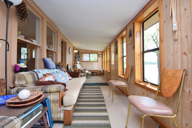 3777 Deer Lake Dr, Danbury, WI 54830 - sunroom / solarium with wood walls