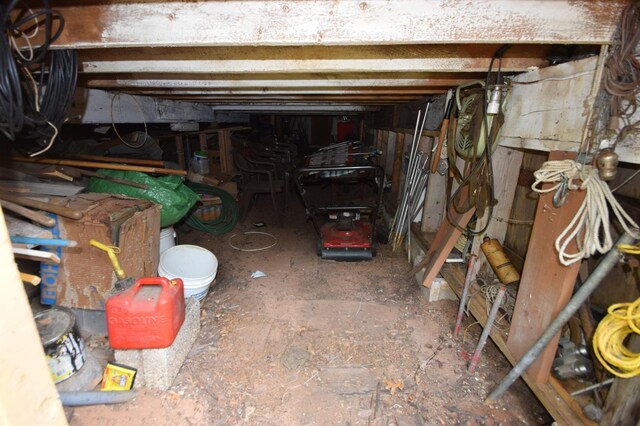 3777 Deer Lake Dr, Danbury, WI 54830 - storage featuring crawl space