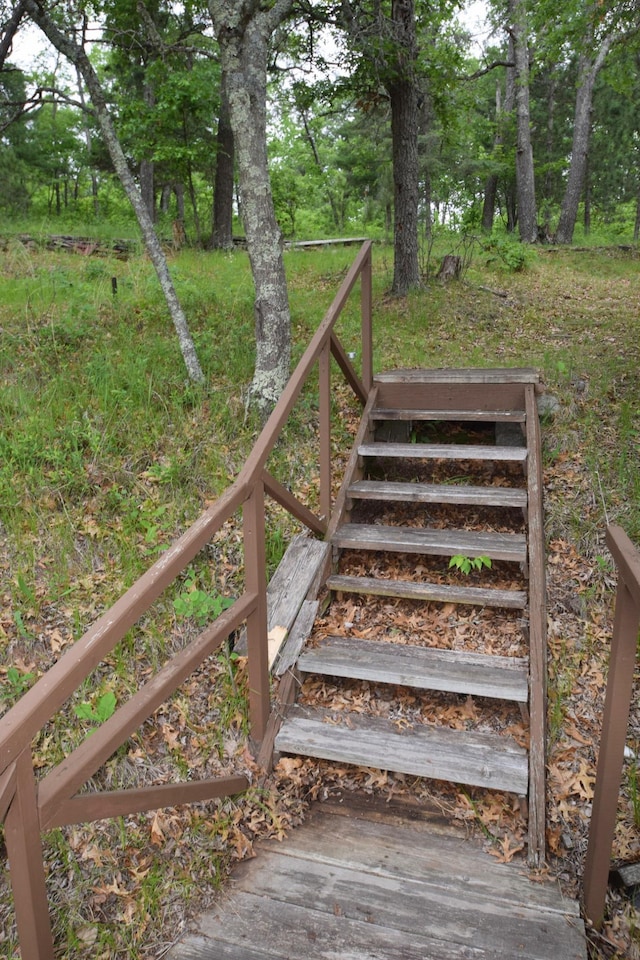 3777 Deer Lake Dr, Danbury, WI 54830 - view of deck