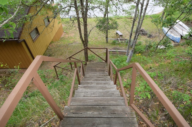 3777 Deer Lake Dr, Danbury, WI 54830 - view of stairway