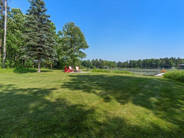 15473 Wilderness Trl, Crosslake, MN 56442 - view of green lawn