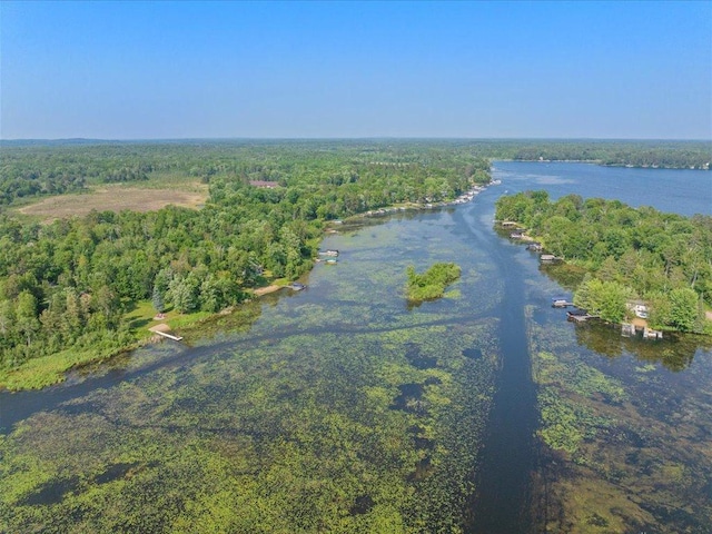15473 Wilderness Trl, Crosslake, MN 56442 - aerial overview of property's location featuring a large body of water