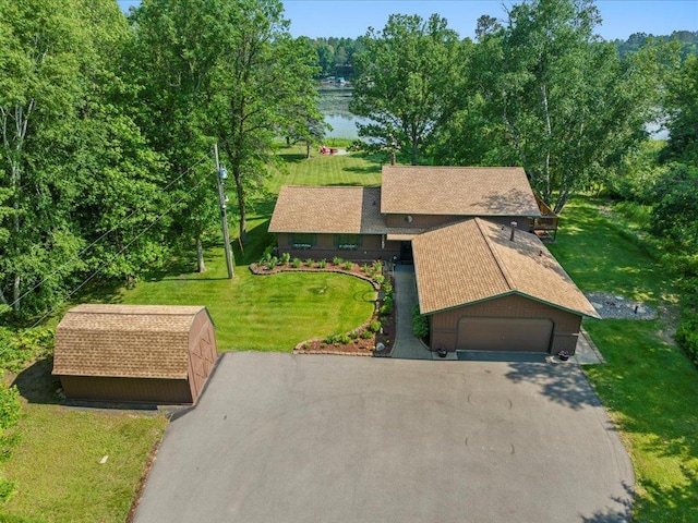 15473 Wilderness Trl, Crosslake, MN 56442 - view from above of property featuring a nearby body of water