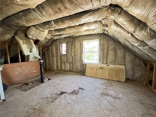 403 2nd St, Austin, MN 55912 - view of unfinished attic