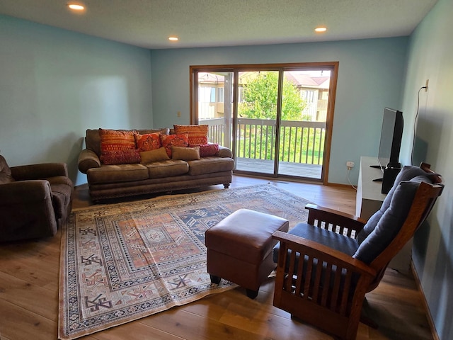 1924 Greenfield Ln SW Unit 201, Rochester, MN 55902 - living area with wood finished floors and recessed lighting