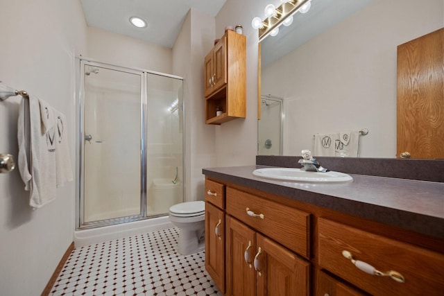 21233 Pierce St NE, East Bethel, MN 55011 - full bath with a stall shower and vanity