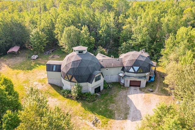 3382 Breezy Point Rd, Greenwood Twp, MN 55790 - view from above of property with a forest
