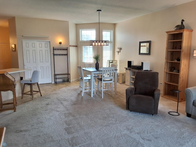 3307 38th St S, Moorhead, MN 56560 - dining area with light colored carpet and a chandelier