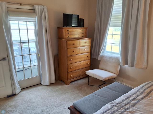 3307 38th St S, Moorhead, MN 56560 - bedroom featuring light colored carpet, multiple windows, and baseboards