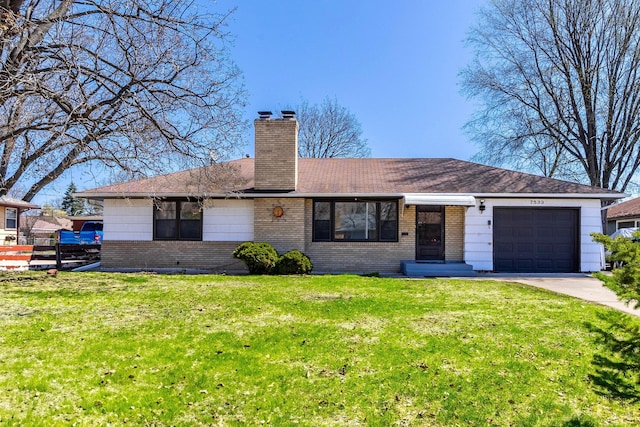 7533 16th Ave S, Richfield, MN 55423 - single story home featuring brick siding, a chimney, and a garage