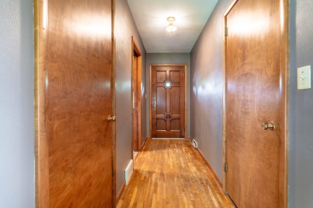 2814 Lakeview Dr, Fergus Falls, MN 56537 - corridor featuring light wood-style flooring and baseboards