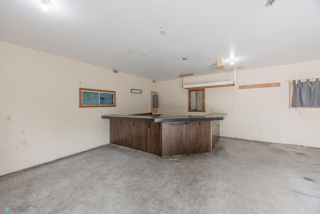 1023 12th St N, Fargo, ND 58102 - bar area with unfinished concrete flooring