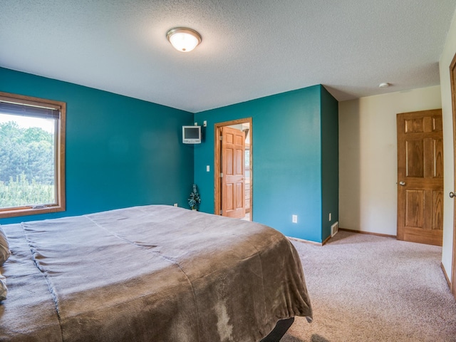 22152 Polaris Rd NW, Puposky, MN 56667 - carpeted bedroom with a textured ceiling and baseboards