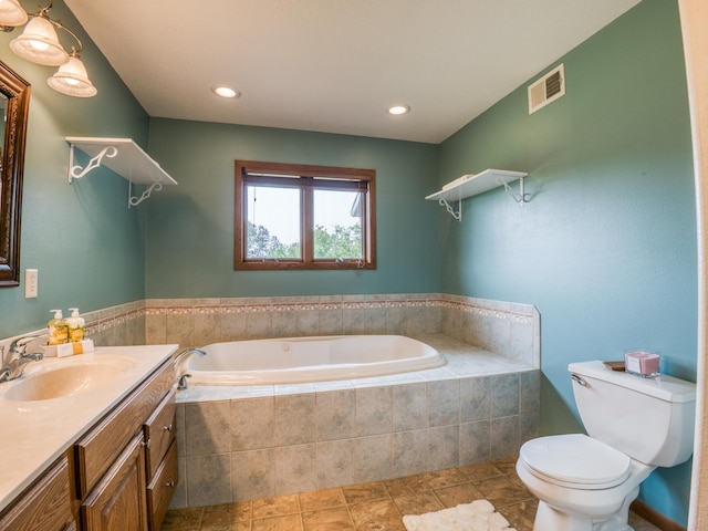22152 Polaris Rd NW, Puposky, MN 56667 - full bath featuring a garden tub and vanity