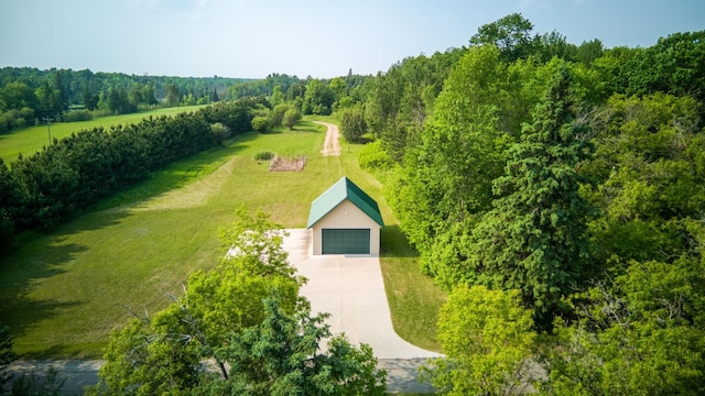22152 Polaris Rd NW, Puposky, MN 56667 - view from above of property featuring a forest