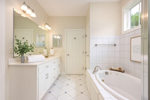 3543 Eben Way, Stillwater, MN 55082 - bathroom with double vanity and a jetted tub