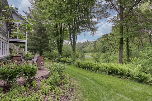 3543 Eben Way, Stillwater, MN 55082 - view of grassy yard with a patio