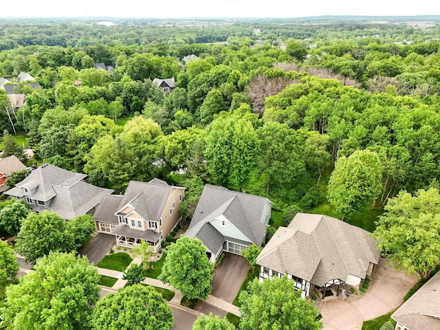 3543 Eben Way, Stillwater, MN 55082 - aerial perspective of suburban area featuring a heavily wooded area