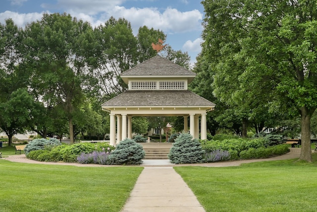 3543 Eben Way, Stillwater, MN 55082 - view of home's community featuring a gazebo and a lawn