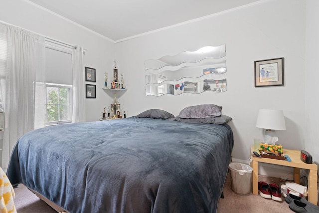 952 Goodrich Ave, Saint Paul, MN 55105 - carpeted bedroom featuring crown molding