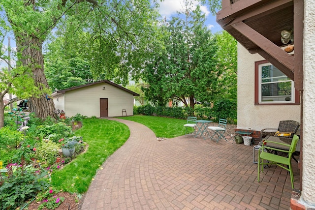 952 Goodrich Ave, Saint Paul, MN 55105 - view of patio featuring an outdoor structure