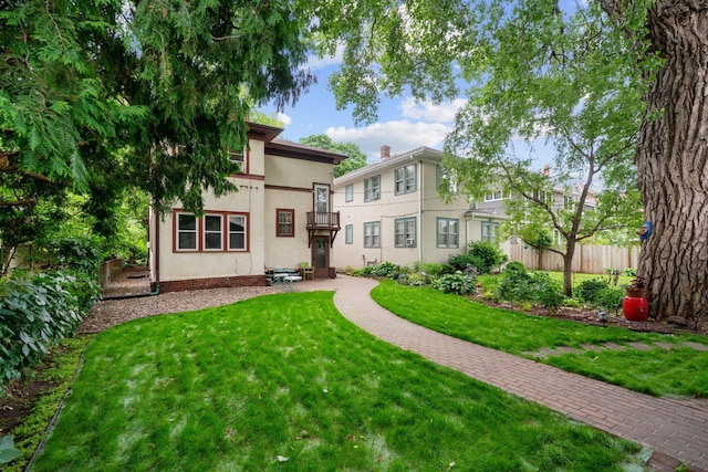 952 Goodrich Ave, Saint Paul, MN 55105 - rear view of property featuring stucco siding