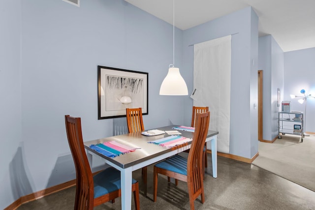 2650 University Ave W Unit 1, Saint Paul, MN 55114 - dining room featuring baseboards and an office area