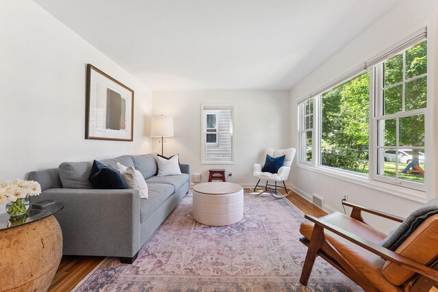 5605 Logan Ave S, Minneapolis, MN 55419 - living room with wood finished floors and baseboards