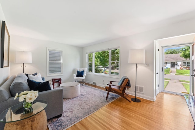 5605 Logan Ave S, Minneapolis, MN 55419 - living room featuring light wood finished floors and baseboards